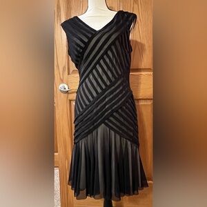 London Times Ruffle Dress